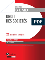 (EXOS LMD) Jean-Marc MOULIN - Droit Des Sociétés 23 Exercices Corrigés-Gualino (2014) PDF