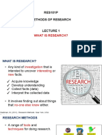 1 What Is Research