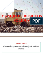 Gestión de residuos sólidos: procesos y responsabilidades