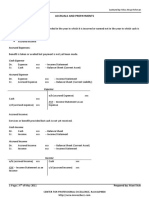 Accruals and Prepayments