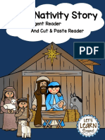 The Nativity Story: Emergent Reader and Cut & Paste Reader