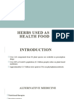 Herbs Used As Health Food