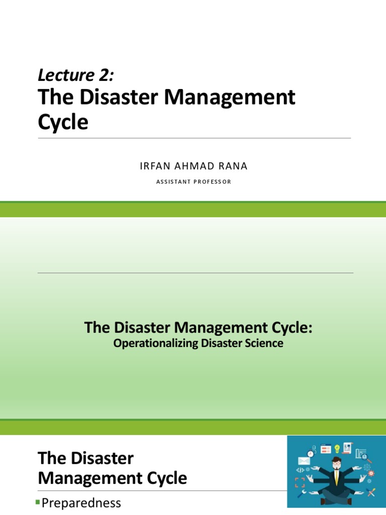 Understanding the Disaster Management Cycle | PDF | Emergency ...