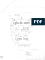 Faure - Le Plus Doux Chemin (F) PDF