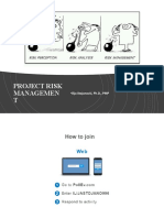 Project Risk Managemen T: - Ilija Stojanović, PH.D., PMP