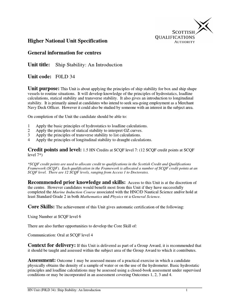 Df0ld34 Ship Stability An Introduction Pdf Shipping Ships