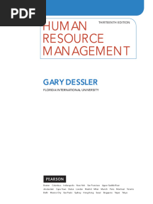 Human Resource Management (13th Edition) PDF