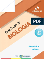 Fascículo - 3 - 1º - Ano - Biologia - (Bioquímica Lipídeos)