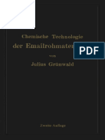 (Julius Grünwald) Chemische Technologie Der Email PDF
