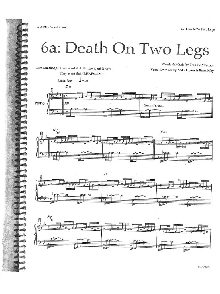 Death On Two Legs (Inst.) PDF PDF