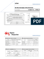 5V LCD 1602 With Blue Backlight Datasheet PDF