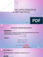 2.9 Linear Approximation & Differential