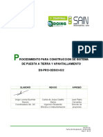 Construccion de Sistema de Puesta A Tierra