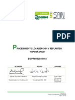 Ds-Pro-Ods03-002 Localizacion y Replanteo