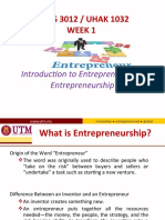 Week1 - The Concept and Principles of Entrepreneurship