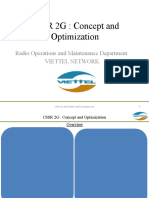 CSSR 2G: Concept and Optimization: Radio Operations and Maintenance Department Viettel Network
