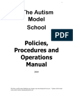 The Autism Model School Policies, Procedures and Operations Manual