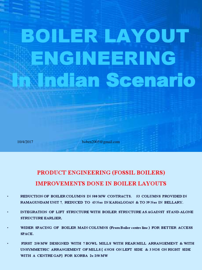 Optimized Boiler Layouts in India | PDF | Energy Conversion ...