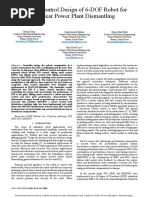Robust Control Design of 6-DOF Robot For Nuclear Power Plant Dismantling