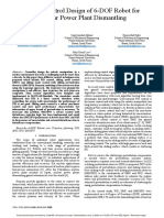 Robust Control Design of 6-DOF Robot For Nuclear Power Plant Dismantling