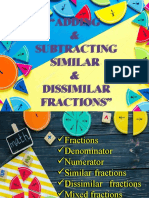 "Adding & Subtracting Similar & Dissimilar Fractions" "Adding & Subtracting Similar & Dissimilar Fractions"