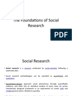 The Foundations of Social Research