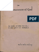 Pandit Madan Mohan Malaviya-The Immanence of God