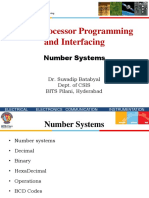Microprocessor Programming and Interfacing: Number Systems