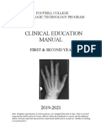 Clinical Education Manual: First & Second Year
