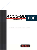 Accu Gold User Guide