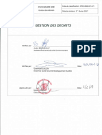 PRO-021-V1 Gestion Des Déchets