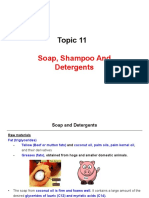 Topic 11 Soap Shampoo and Detergents May 2020