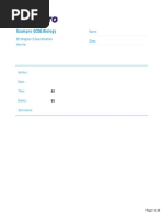 Exampro GCSE Biology: B1 Chapter 2 Coordination