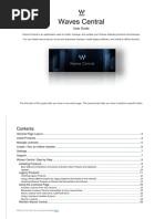 Waves Central: User Guide