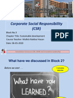 Block 3 - Sustainable Development
