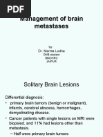 Management of Brain Mets