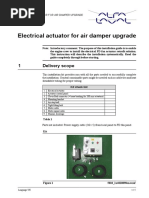 Electrical Actuator For Air Damper Upgrade: 1 Delivery Scope