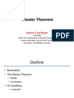 Master Theorem: Section 7.3 of Rosen