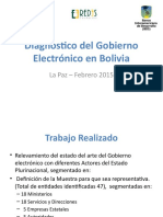 Diagnostico Del Gobierno Electronico en Bolivia