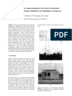 Experimental Arrangements To Study Lightning Attachment Characteristics in Northern Australia