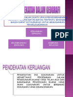 Pendekatan Geogarfi