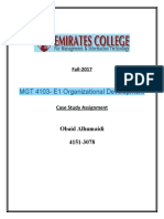 MGT 4103-E1 Organizational Development: Fall-2017