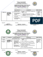 Bagumbayan National High School Weekly Home Learning Plan: Quarter 1 Week 3 (October 19-23, 2020