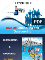 Unit 20 - Offshoring and Outsourcing