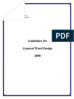 Guidelines For General Ward Design 2008: Task Force Group For Designs and Constructions of Health Care Facilities