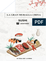 Carta Sushi Muralla China