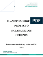 FO-ST-05-03 Plan de Emergencia Proyecto Sabana de Los Cerezos V5.0