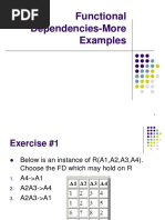 Functional Dependencies-More Examples