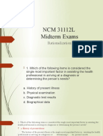 NCM 31112L Midterm Exams: Rationalization