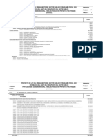 Anexo 5 - Distribución Del Gasto Del Presupuesto Del Sector Publico Por Pliegos Del Gobierno Nacional A Nivel de Productos, Proyectos y Actividades